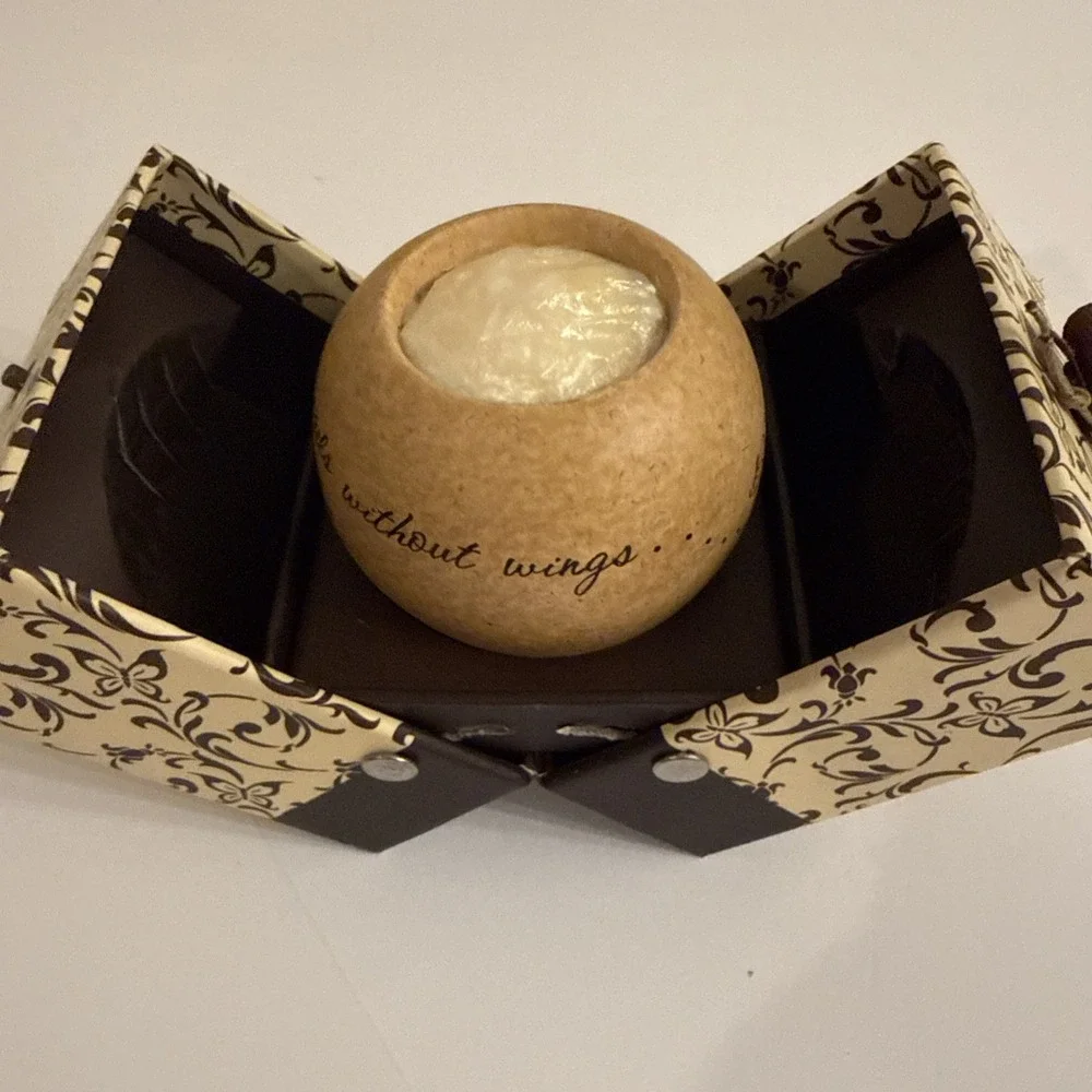 Comfort Candles Friends Are Like Angels Tea Light Holder Gift Set